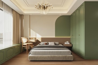 法式卧室3D模型下载